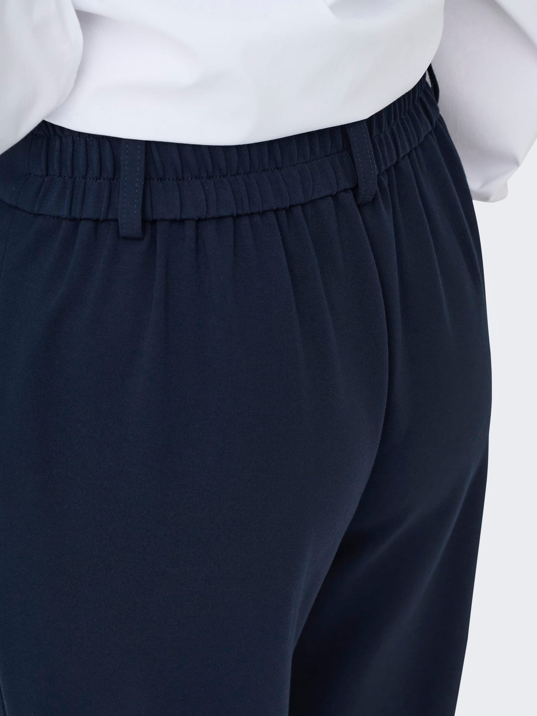 Only ONLPOPTRASH MW Straight PNT – dames lange broek navy - L34