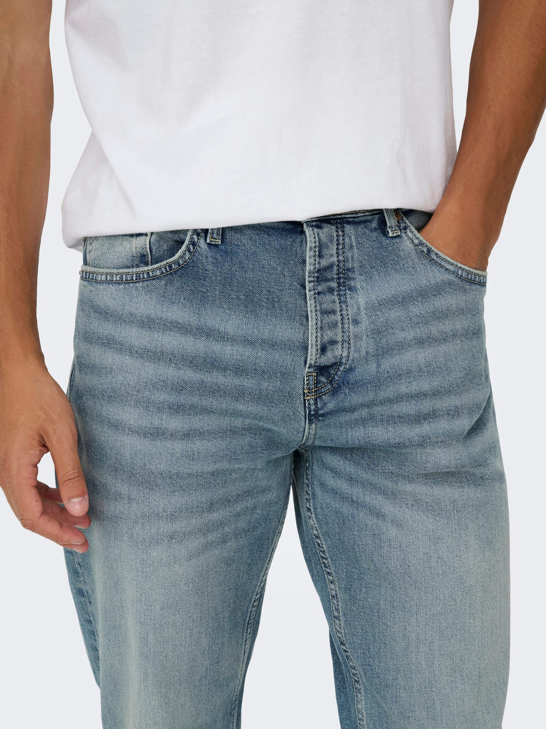 ONLY & SONS 22033816 Edge jeans regular fit – heren - Blue Denim - L32