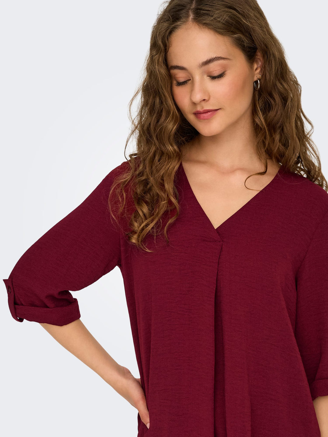 Jacqueline de Yong 15226911 Divya blouse bordeaux