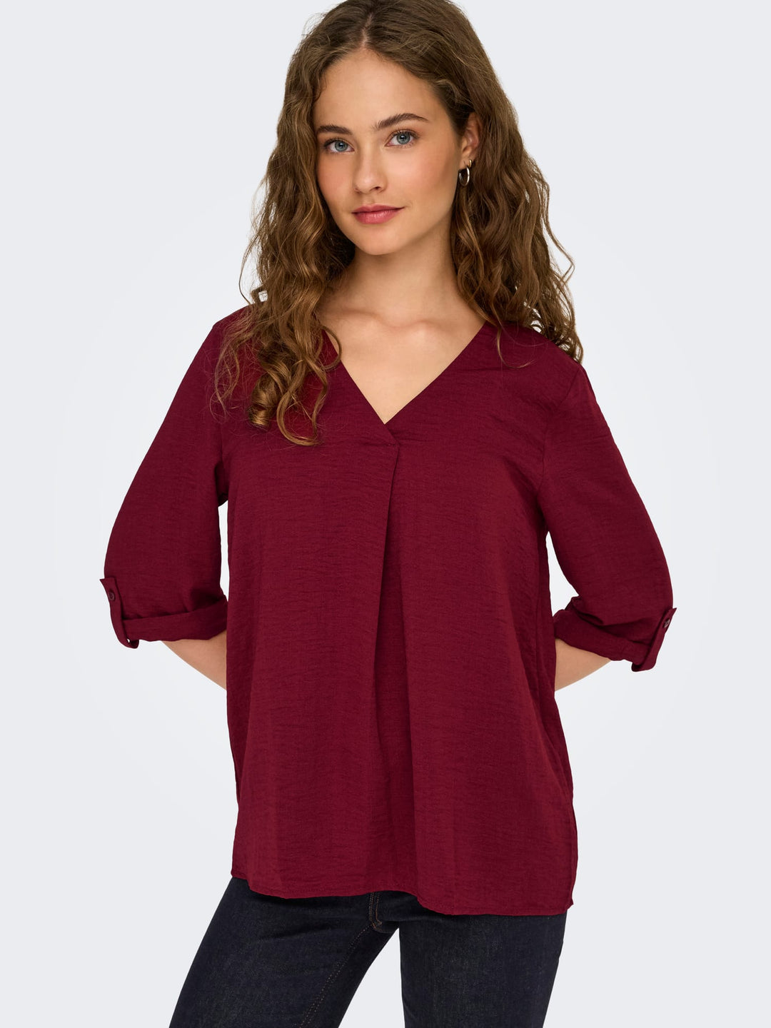 Jacqueline de Yong 15226911 Divya blouse bordeaux
