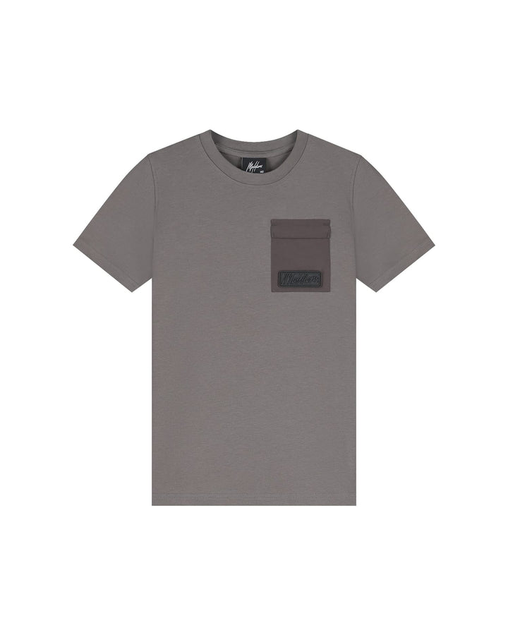 Malelions Boys T-shirt k/m antraciet – MJ2-AW25-33