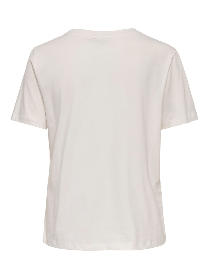 Jacqueline de Yong 15375409 Gaisa t-shirt k/m dames off-white