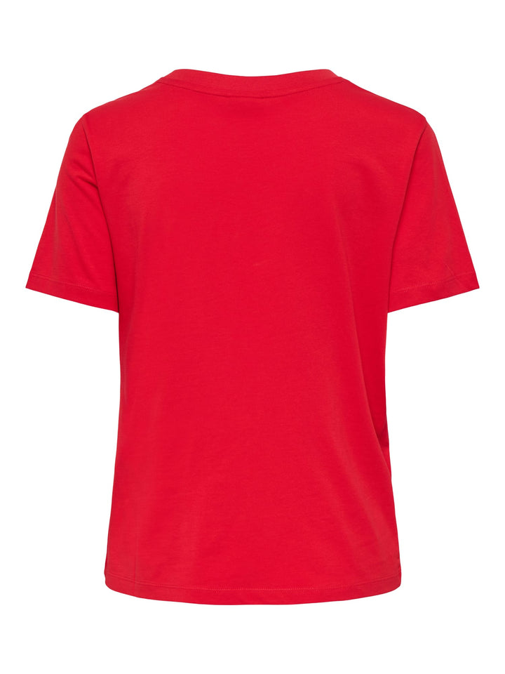 Jacqueline de Yong Gaisa T-shirt – dames - Rood