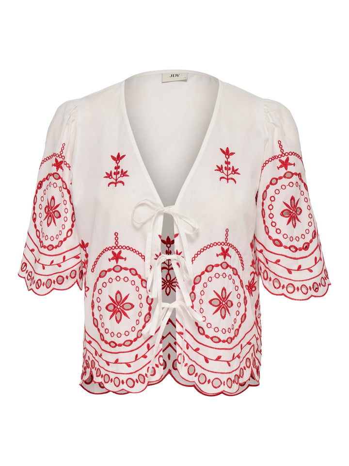 Jacqueline de Yong Polly top wit dessin – dames