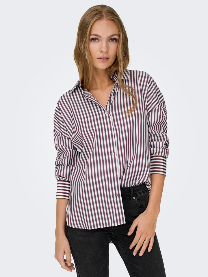 Jacqueline de Yong 15338857 Vesper blouse l/m dames wit dessin