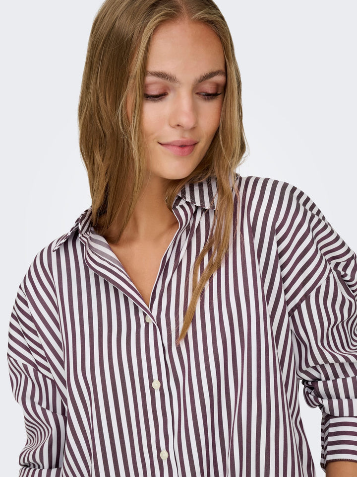 Jacqueline de Yong 15338857 Vesper blouse l/m dames wit dessin