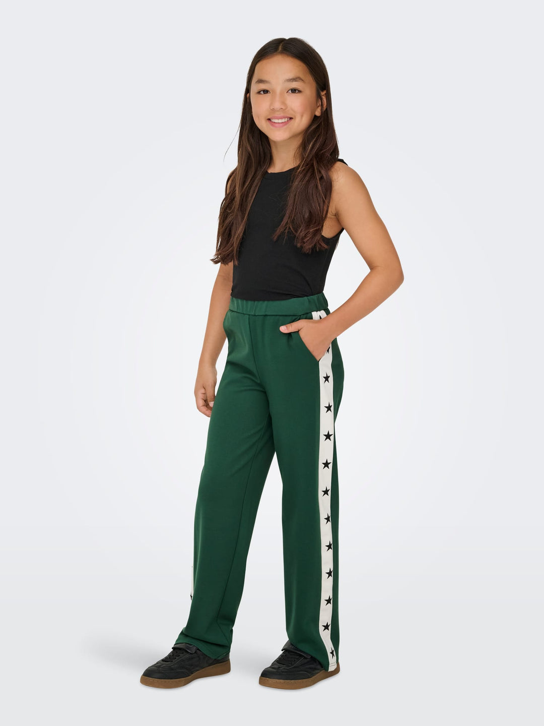 Kids Only Poptrash lange broek donkergroen – meisjes