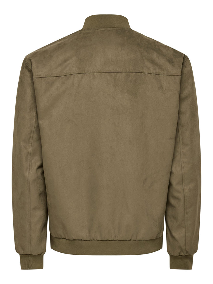 ONLY & SONS jack heren bruin dessin – casual stijl