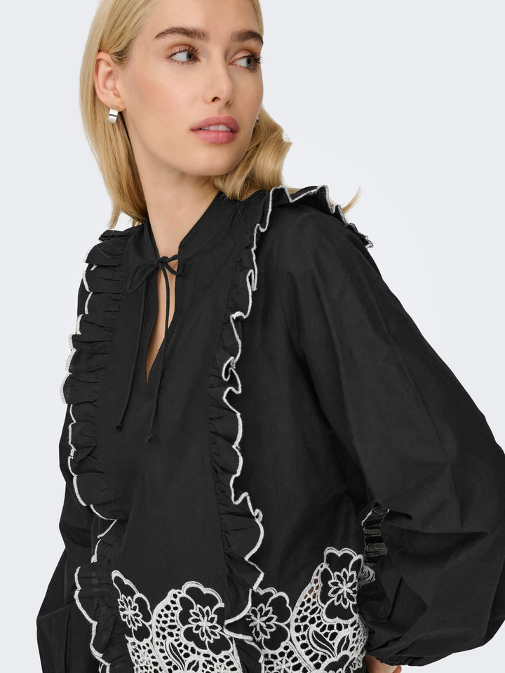 Jacqueline de Yong blouse zwart – dames