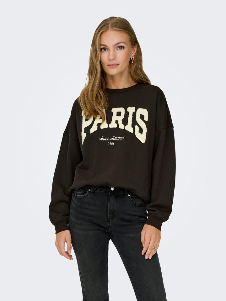 Jacqueline de Yong 15370526 Mesa sweater bruin - dames