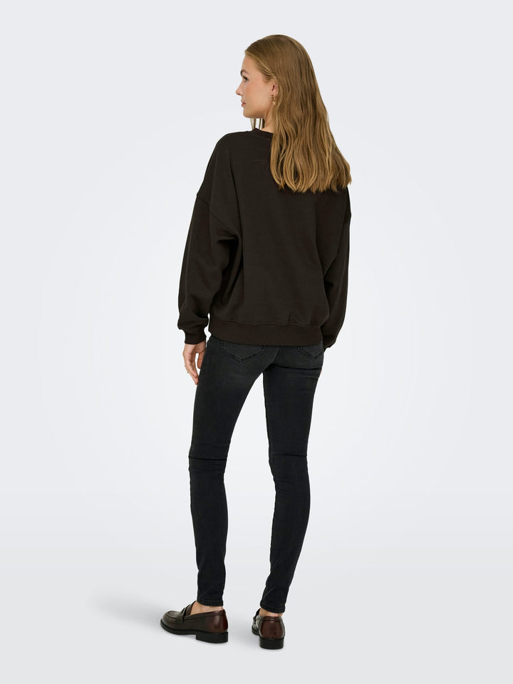 Jacqueline de Yong 15370526 Mesa sweater bruin - dames