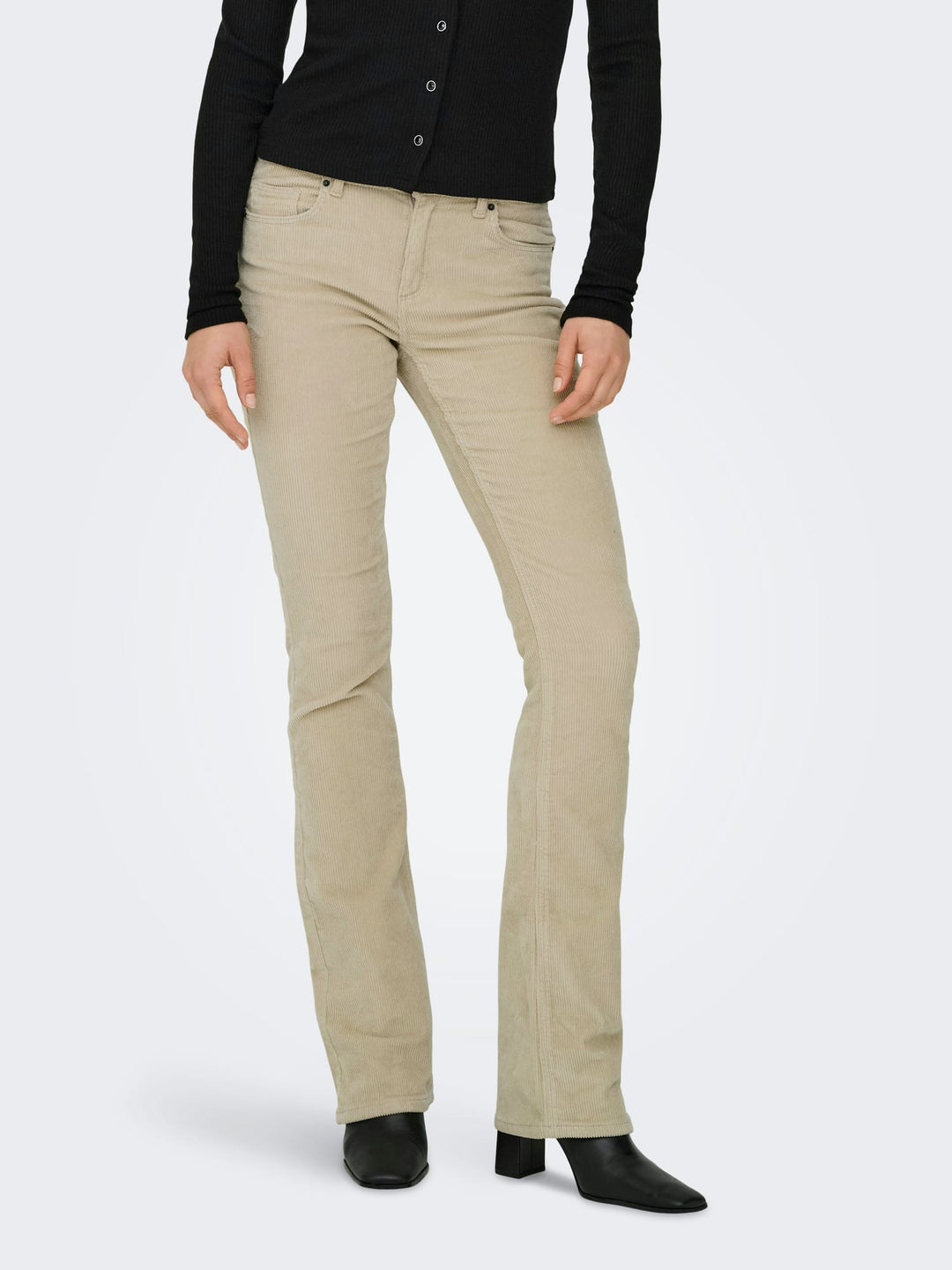 Only ONLMARY-GLOBAL lange broek ecru – dames - L32