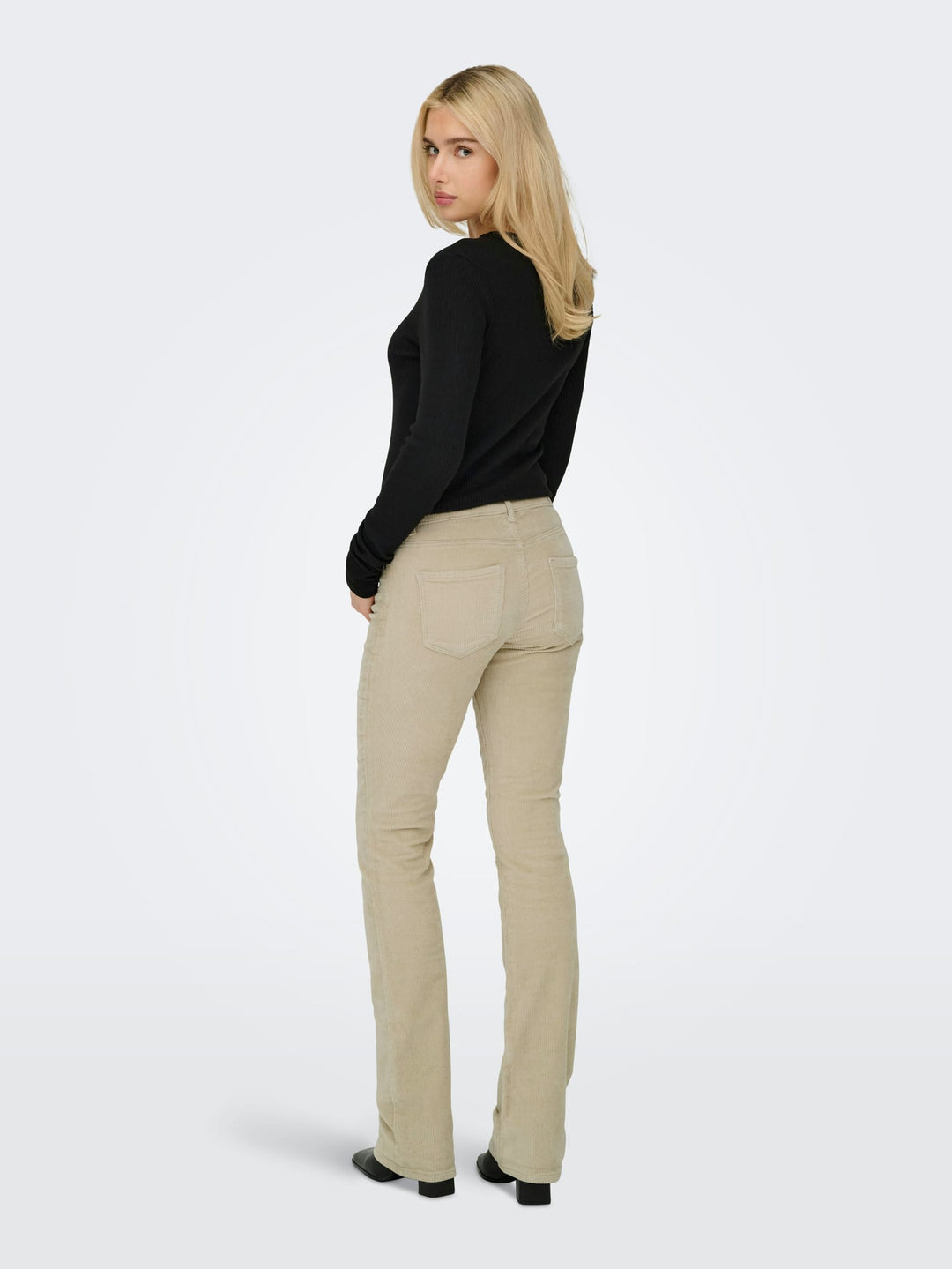 Only ONLMARY-GLOBAL lange broek ecru – dames - L32