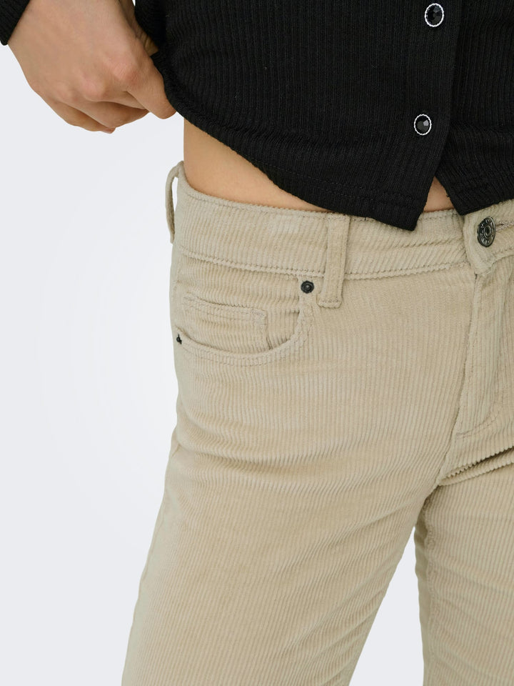 Only Mary globel ecru lange broek – dames - L30