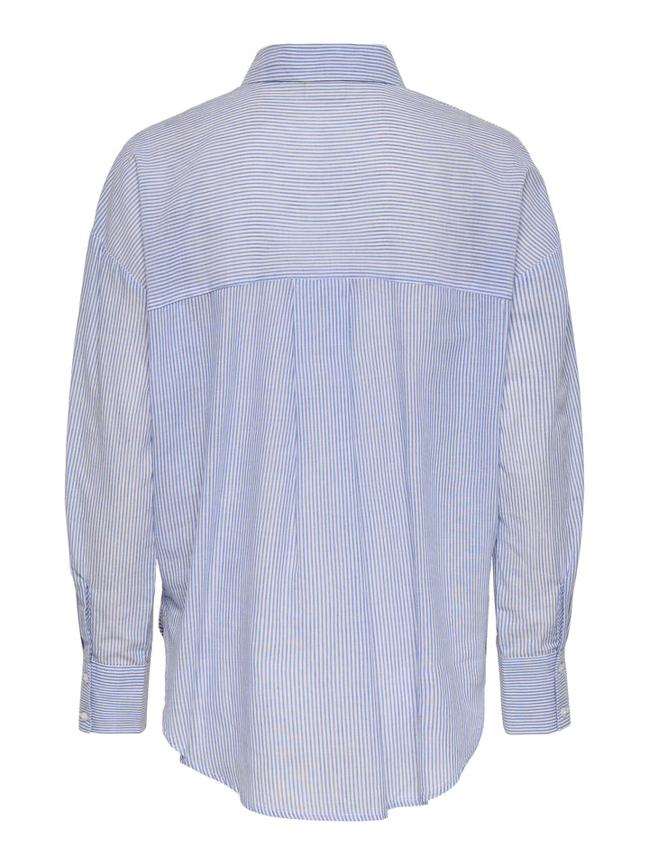 jacqueline de yong 15374039 blouse l/m dames wit dessin