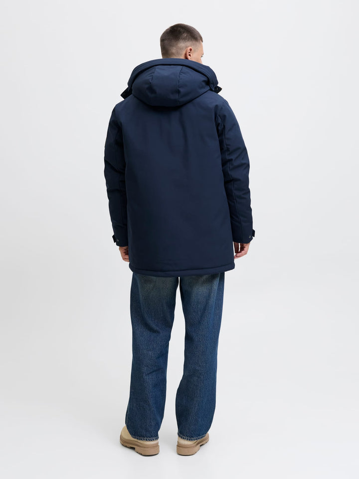 Jack & Jones JJFINN SOFTSHELL PARKA – heren winterjas - Navy