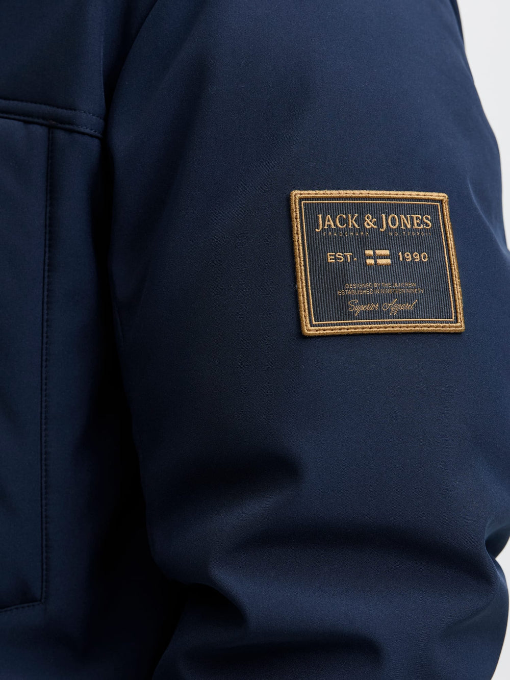 Jack & Jones JJFINN SOFTSHELL PARKA – heren winterjas - Navy