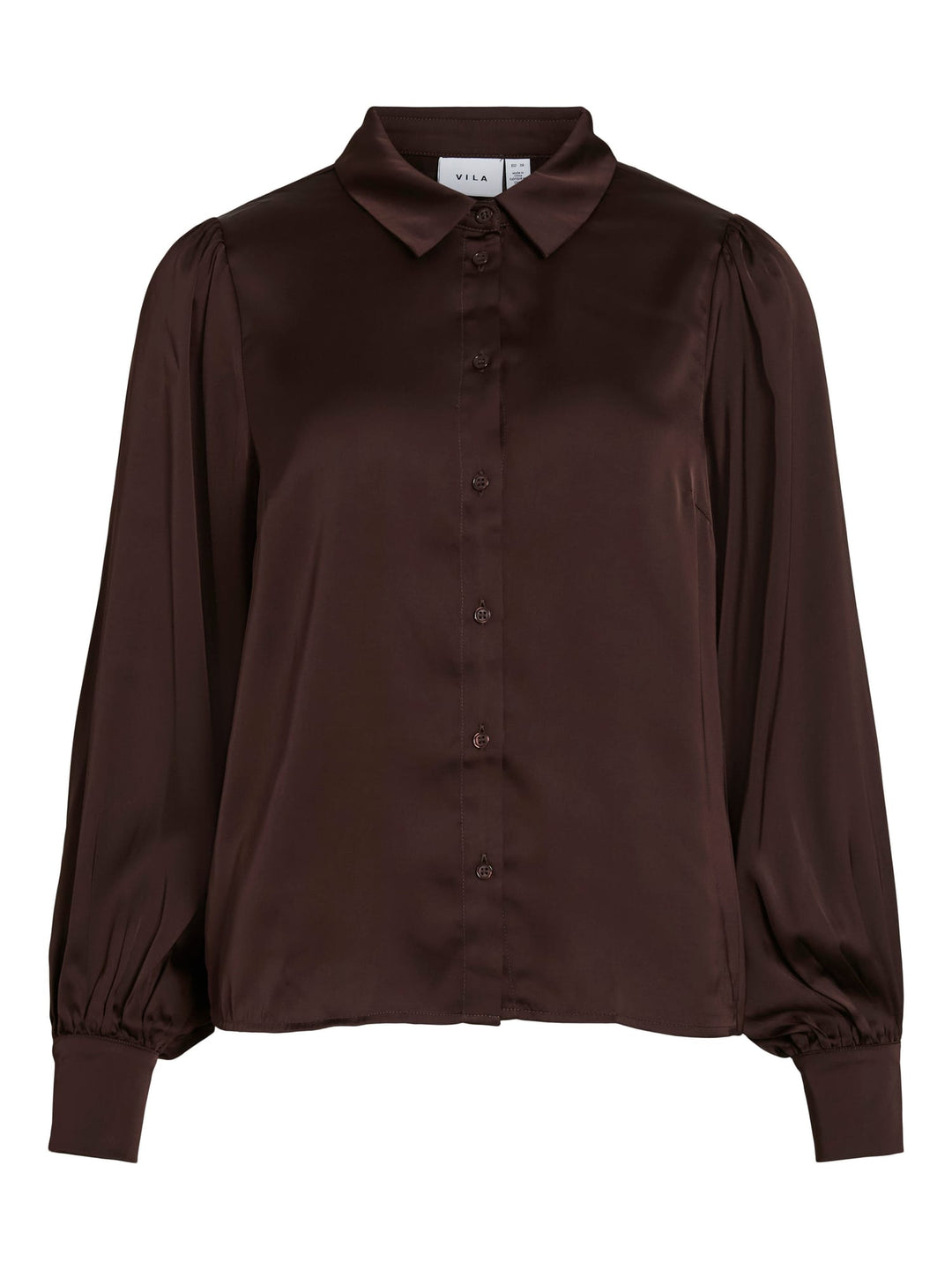 Vila Enna Ravenna blouse bruin – dames