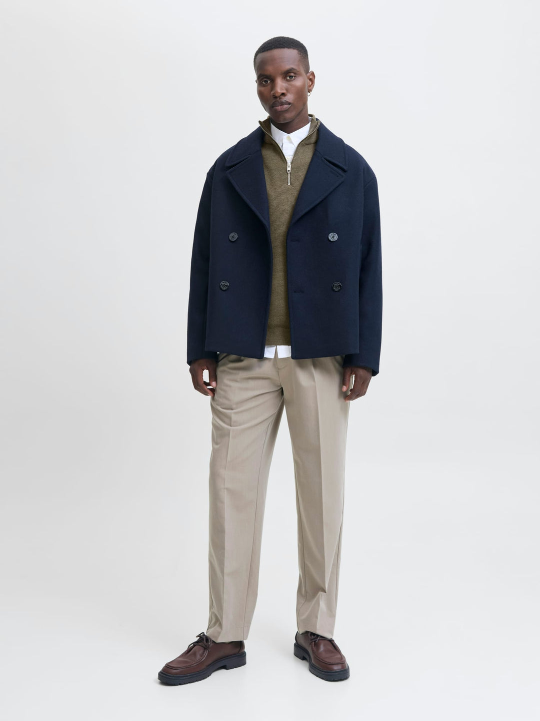 Jack & Jones Blamilano trui olijf – heren