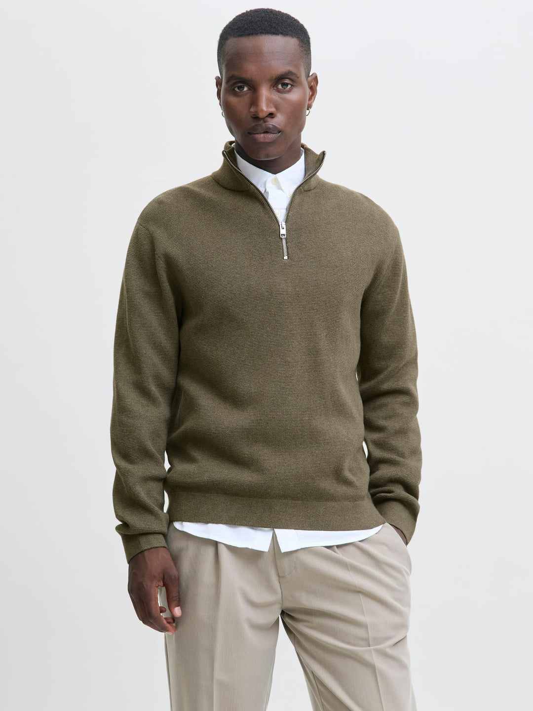Jack & Jones Blamilano trui olijf – heren