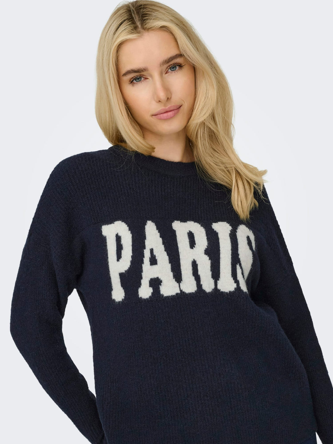 Only 15339731 Jerico trui dames navy – gebreide pullover