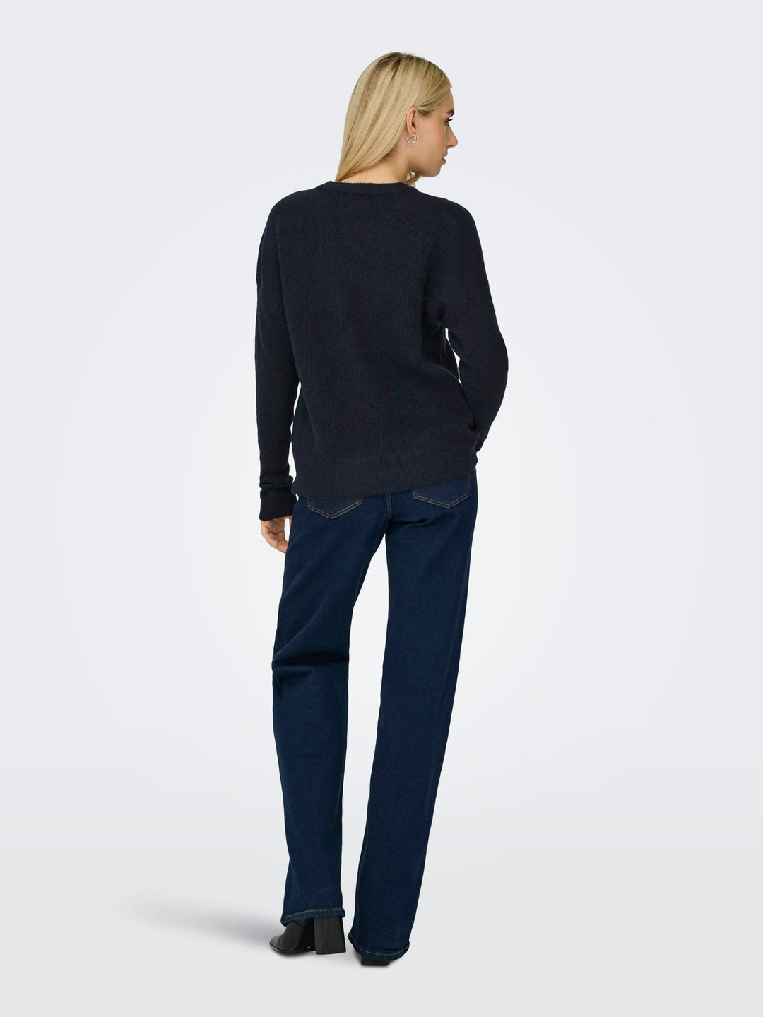 Only 15339731 Jerico trui dames navy – gebreide pullover