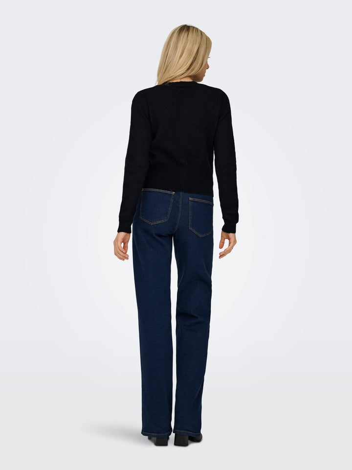 Only Havanna vest gebreid zwart – dames