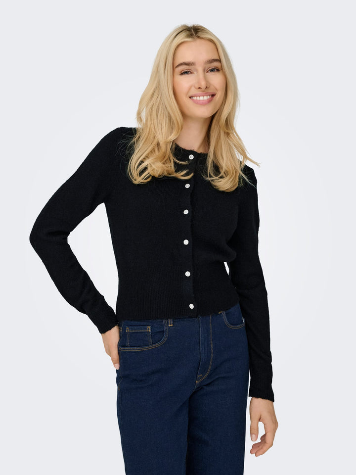 Only Havanna vest gebreid zwart – dames