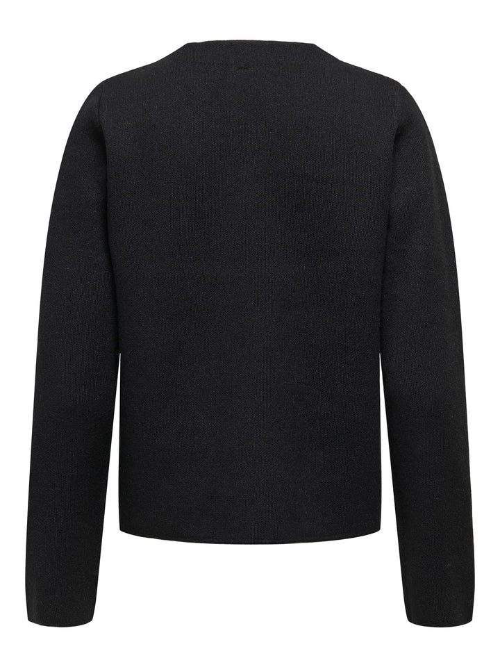 Only 15350578 Anneli gebreid vest zwart