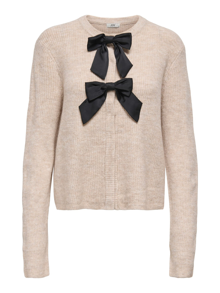 Jacqueline de Yong 15367649 Jolene vest gebreid beige