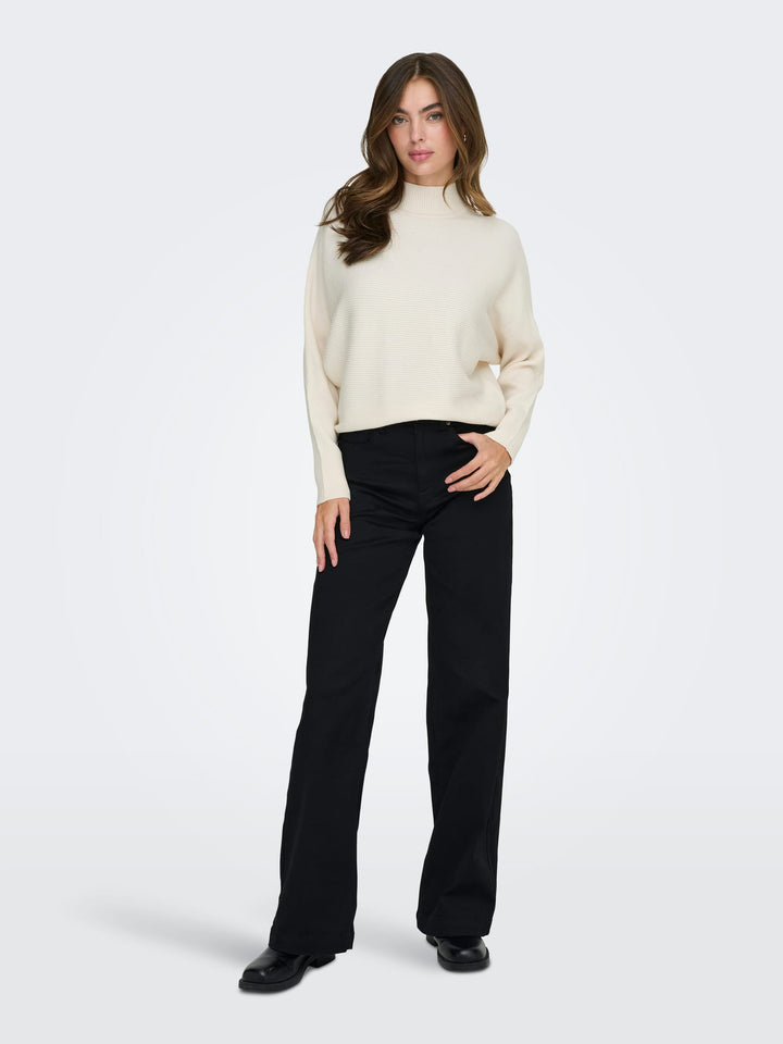 Jacqueline de Yong gebreide pullover wit dessin – dames