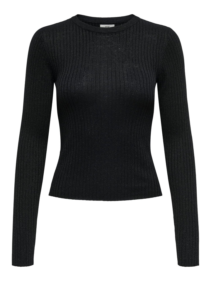 Jacqueline de Yong trui dames zwart – JDYPLUM LUREX