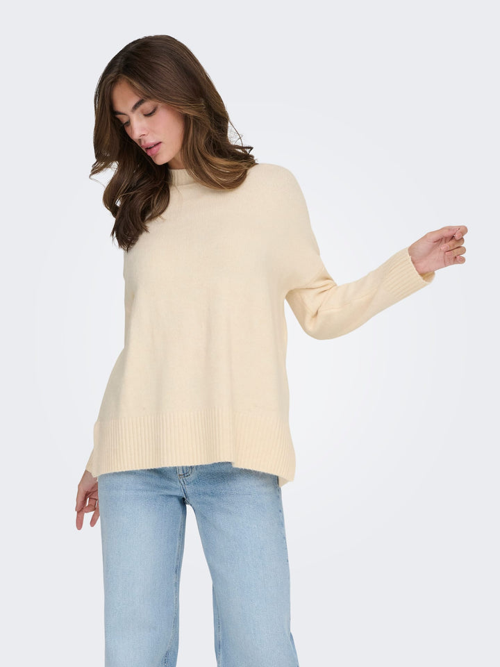 Only 15352853 Hazel trui dames ecru