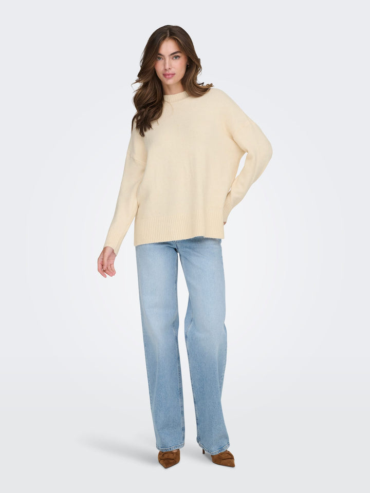 Only 15352853 Hazel trui dames ecru