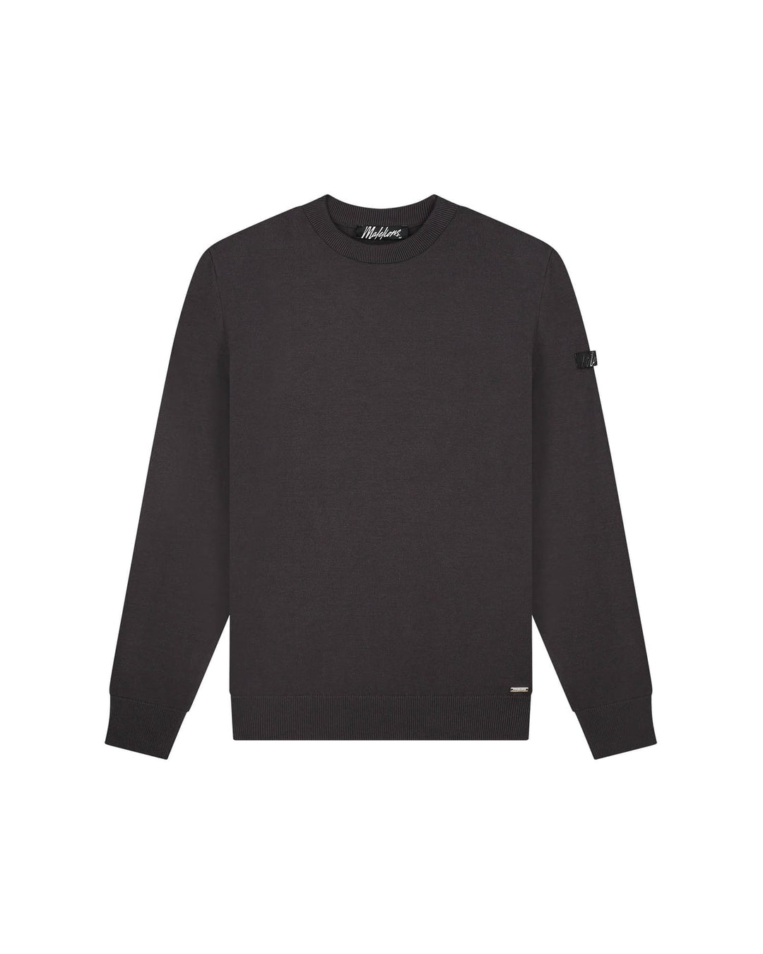 Malelions men gebreide crewneck trui bruin – heren