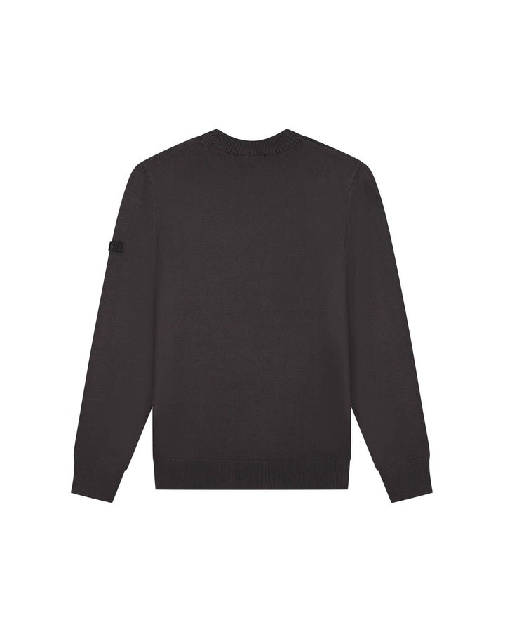 Malelions men gebreide crewneck trui bruin – heren