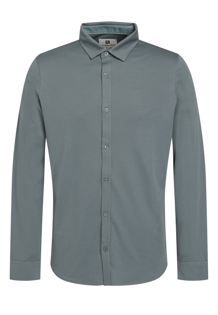 Gabbiano men overhemd l/m blauw – heren