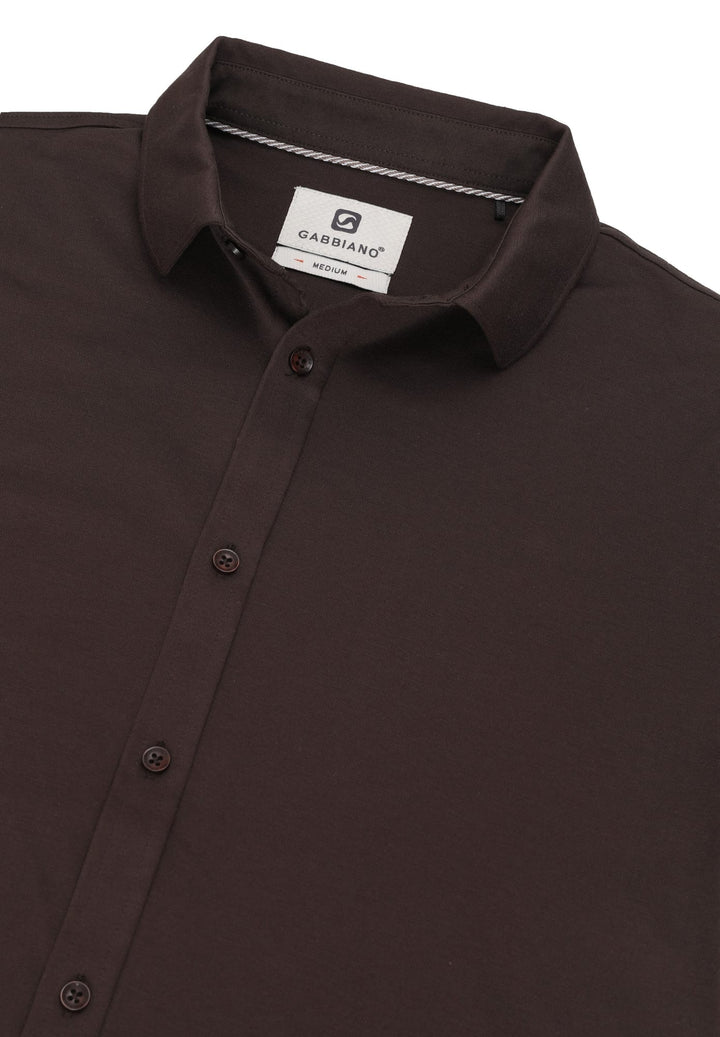 Gabbiano men 333510 overhemd bruin – heren