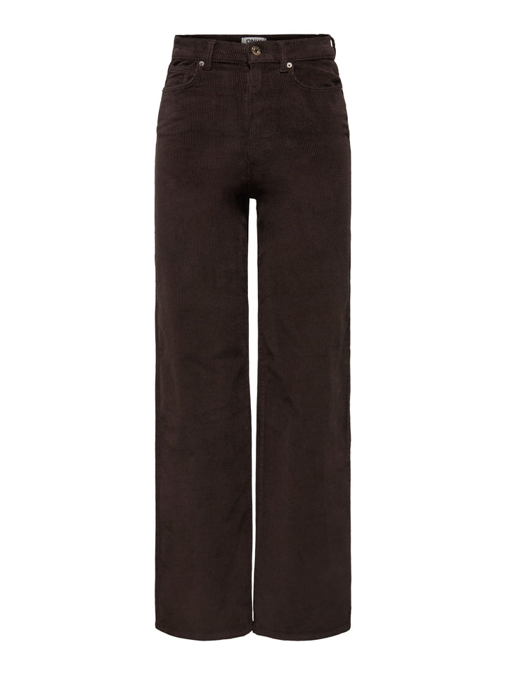 Only 15263179 Hope lange broek dames bruin - L34