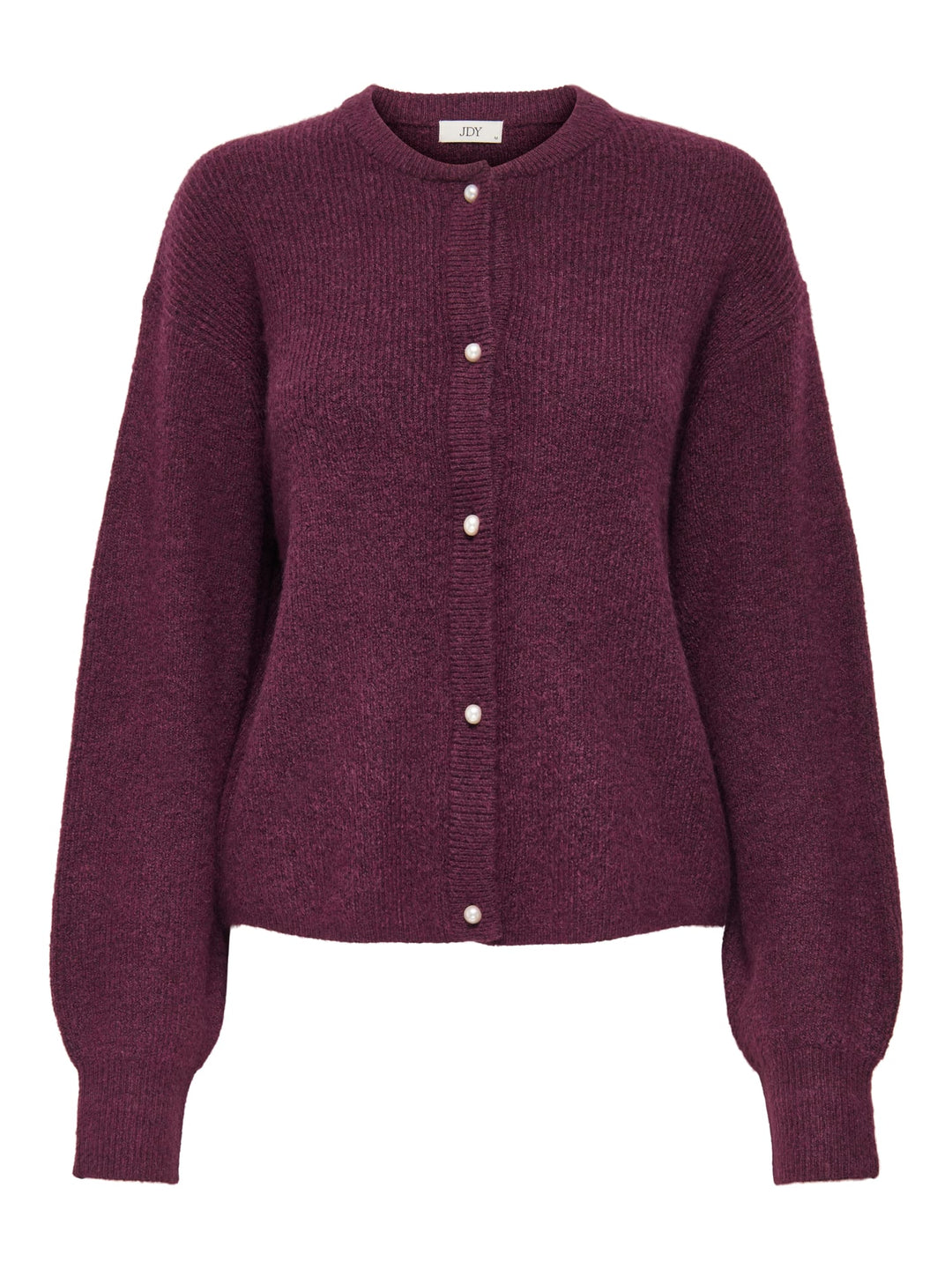 Jacqueline de Yong vest gebreid dames bordeaux – Lumi 15326819