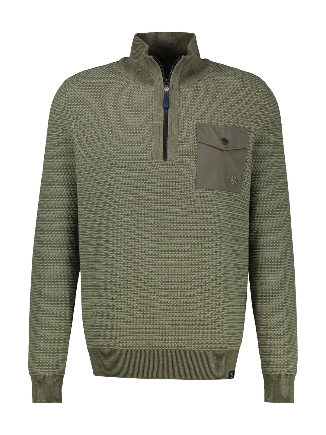 Lerros 2595424 trui heren olijf