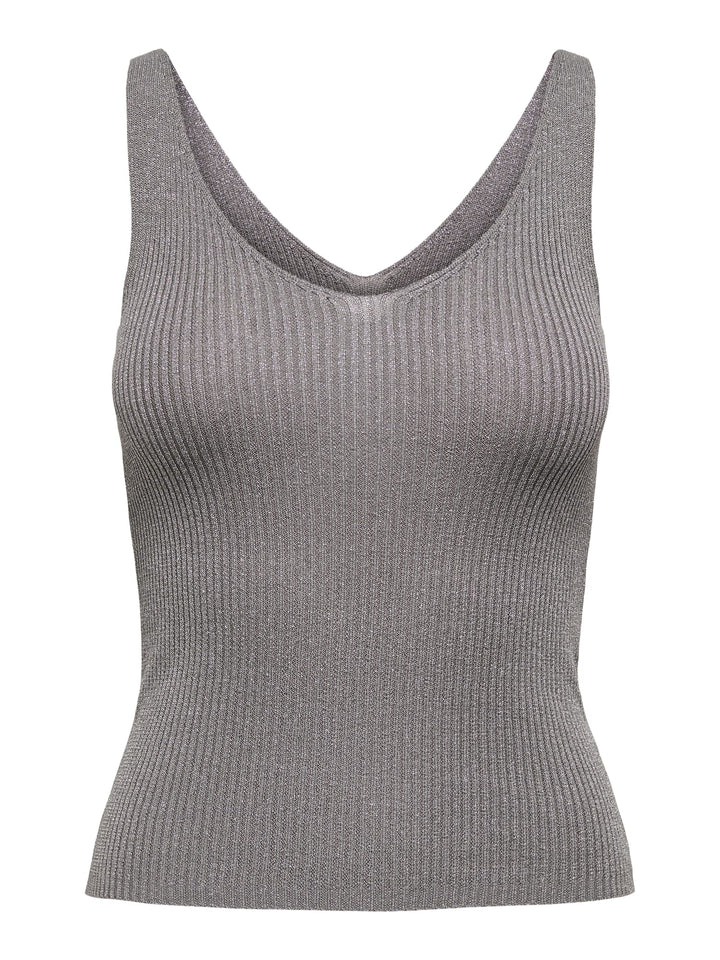 Jacqueline de Yong Bodilla gebreide top taupe – dames