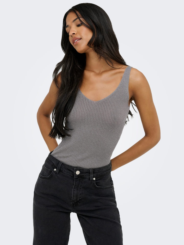 Jacqueline de Yong 15216492 Bodilla singlet taupe