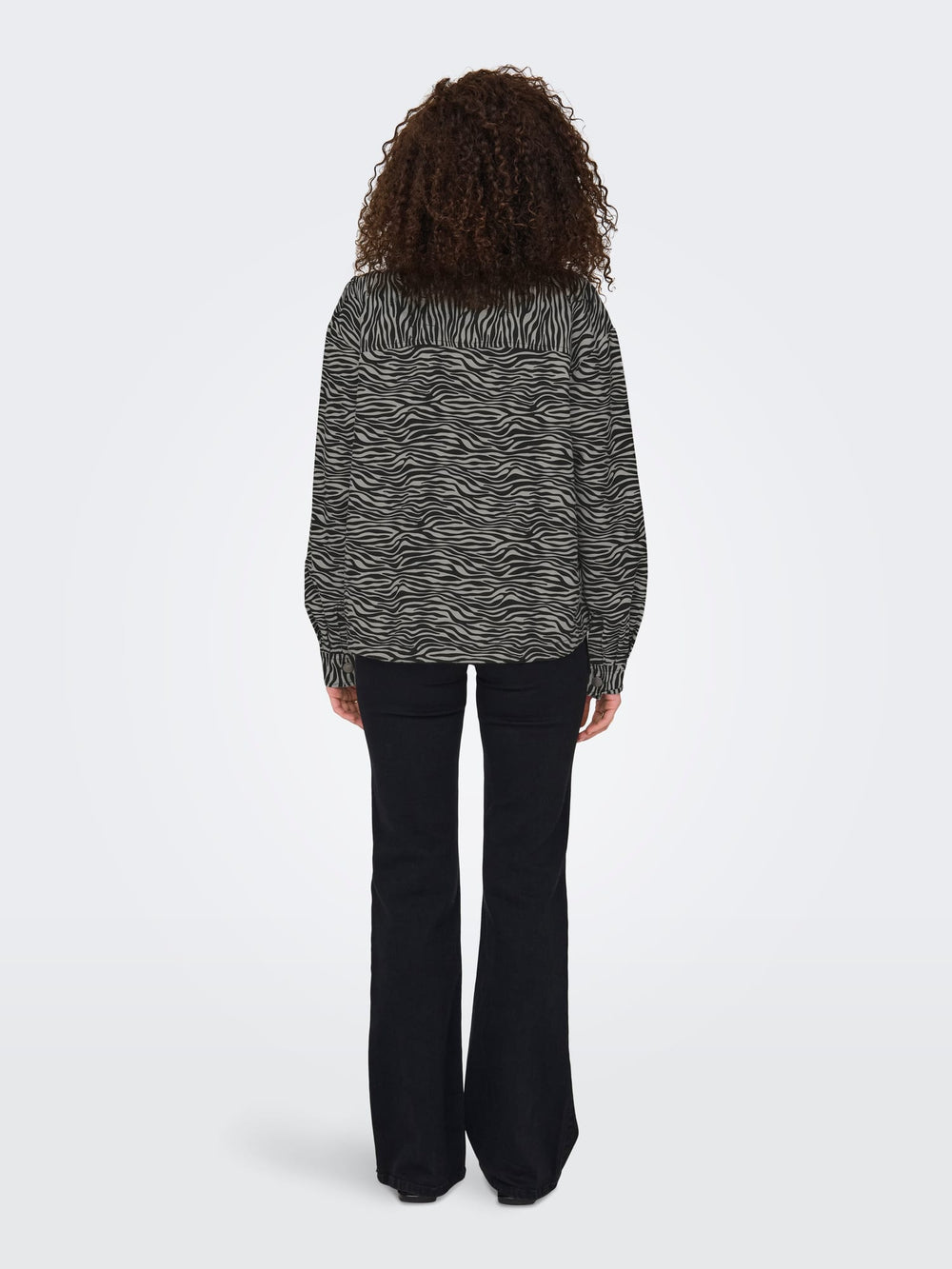 Jacqueline de Yong Ray blouse zwart dessin – dames