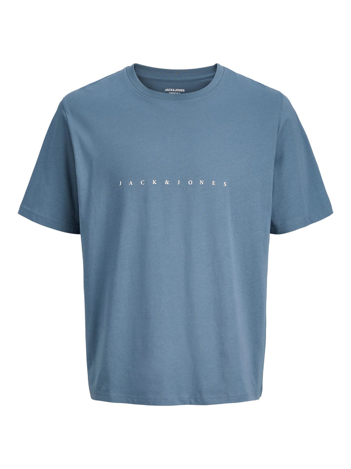 Jack & Jones T-shirt k/m rafblauw – heren