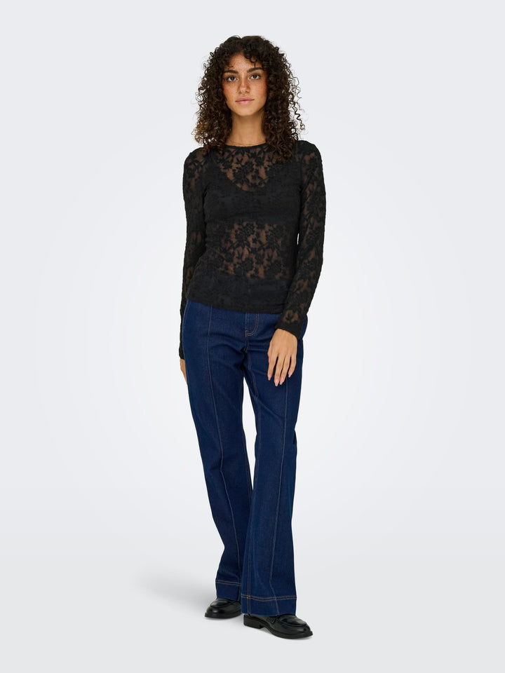 Only Blaise top zwart – dames