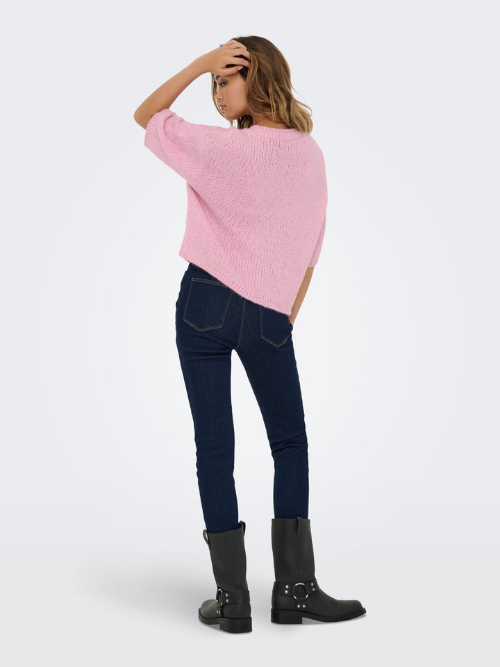 Jacqueline de Yong Linea trui licht roze – dames