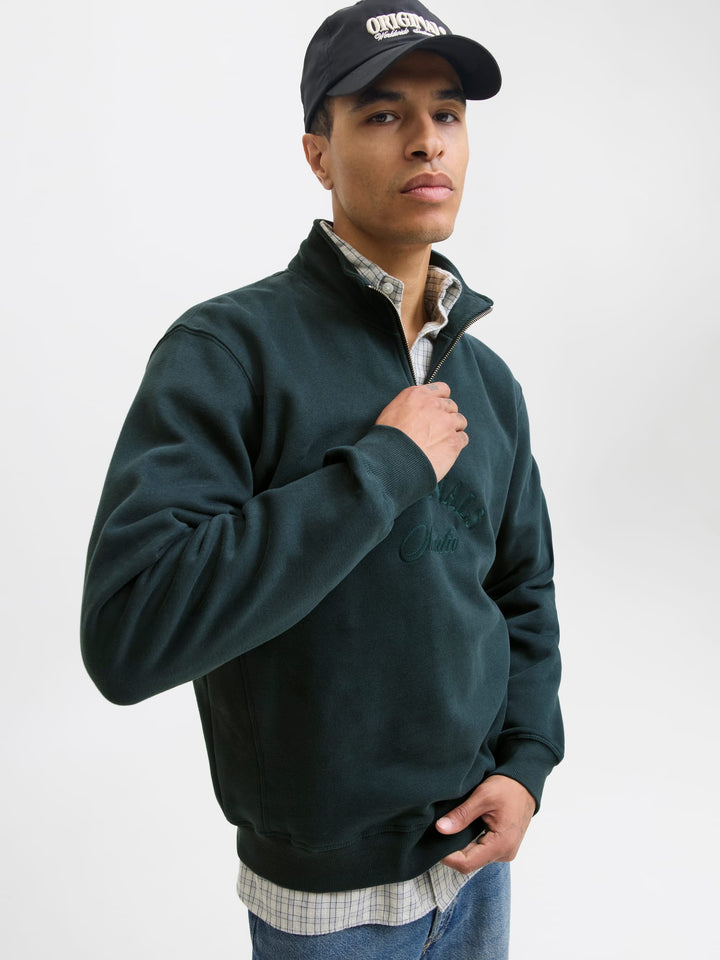 Jack & Jones Bleecker sweater donkergroen – heren