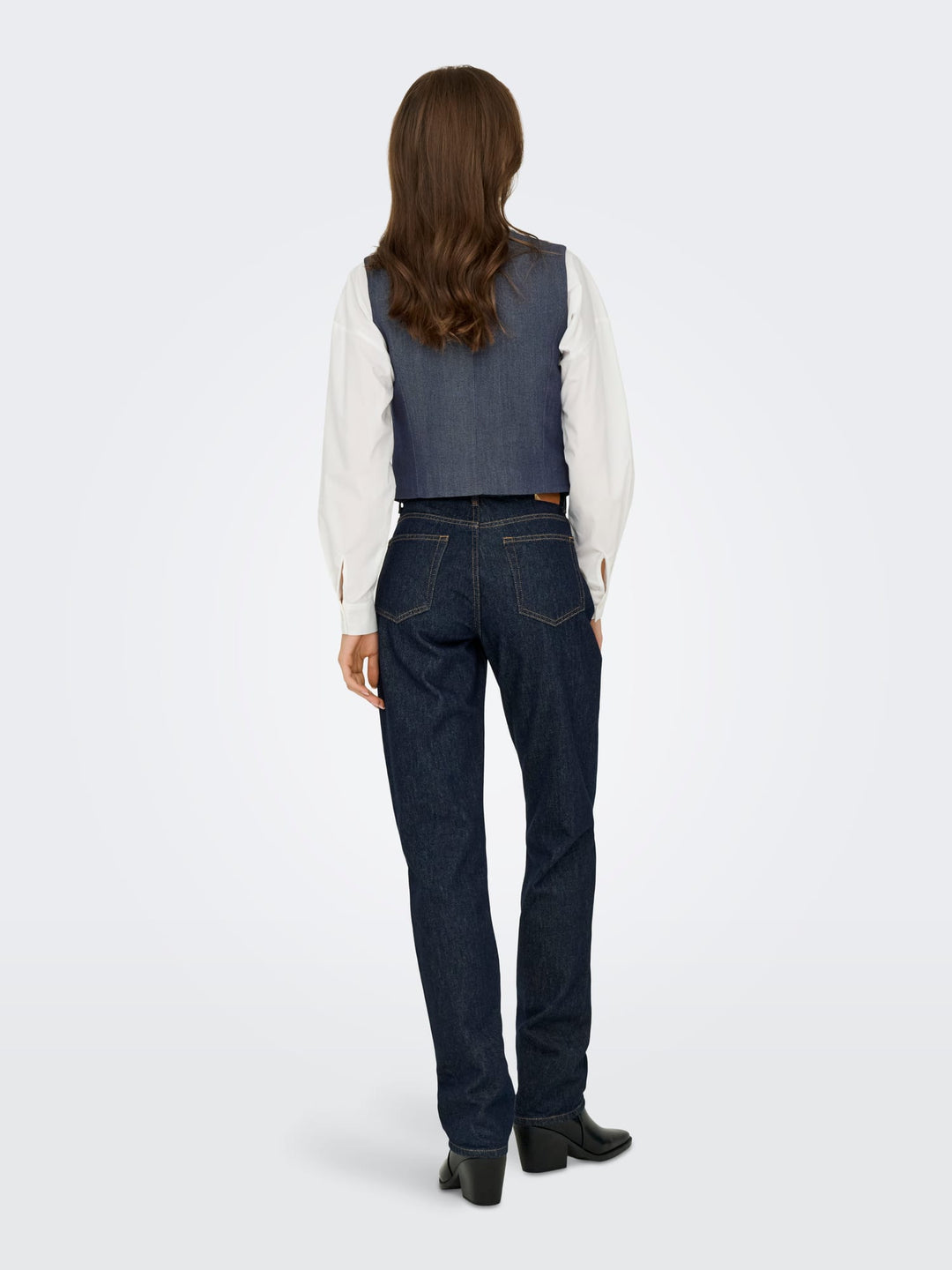 Jacqueline de Yong 15358634 Anthony gilet blauw dessin