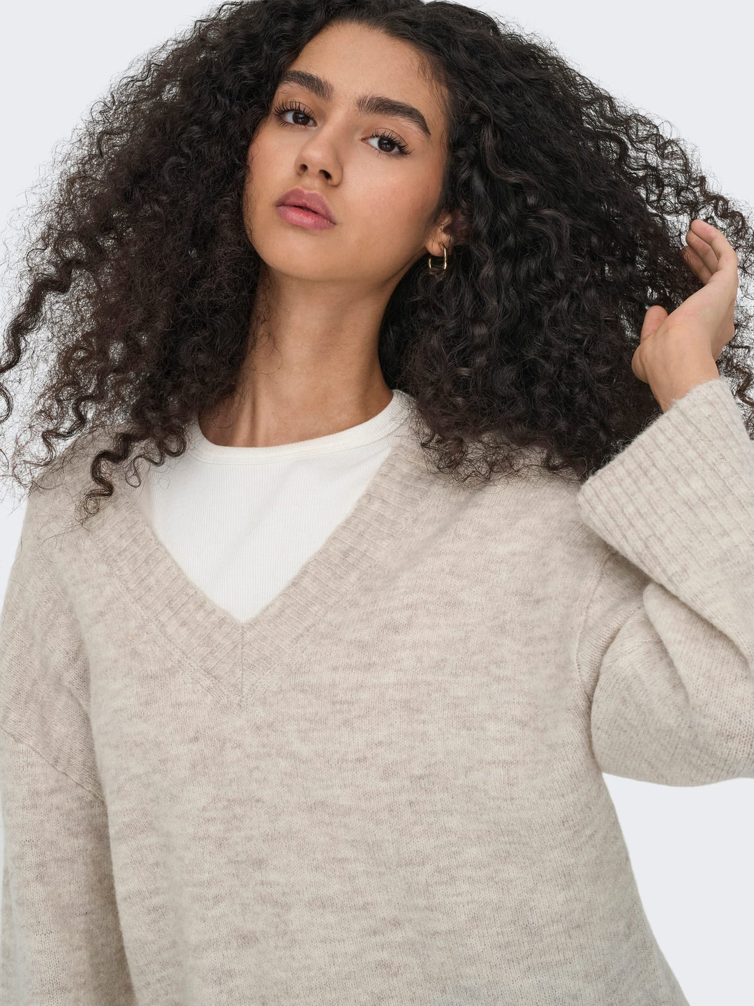 Jacqueline de Yong Marina trui beige – dames